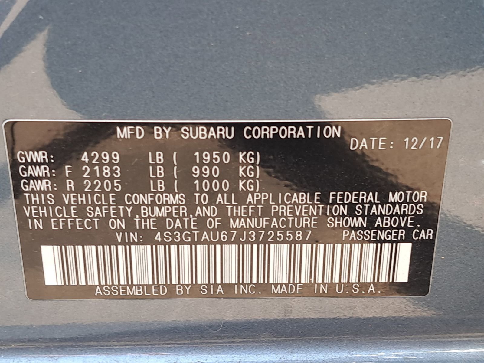 Used 2018 Subaru Impreza 2.0i Limited w/ 50th Anniversary Edition AWD/4WD image 12