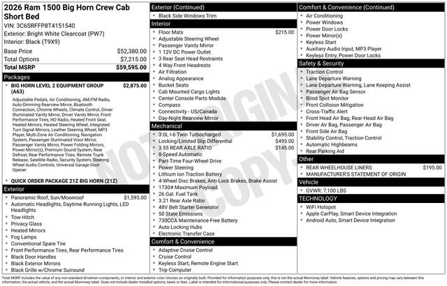 New 2026 RAM 1500 Big Horn image 32