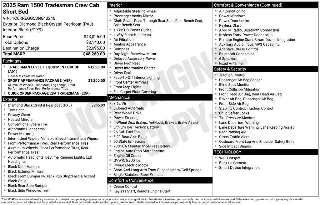 Used 2025 RAM 1500 Tradesman image 51