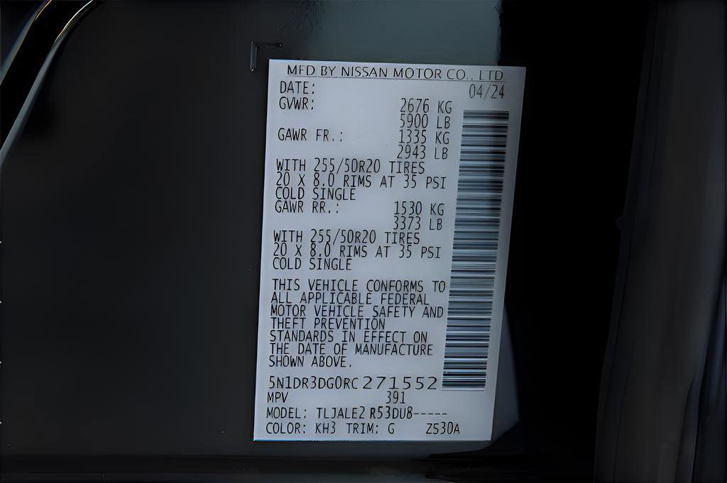 Used 2024 Nissan Pathfinder Platinum w/ Cargo Package image 28