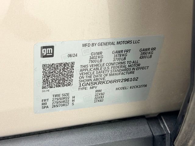 Certified 2024 Chevrolet Tahoe RST w/ Luxury Package image 27