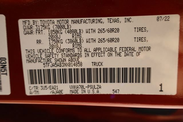 Used 2022 Toyota Tundra Limited image 36