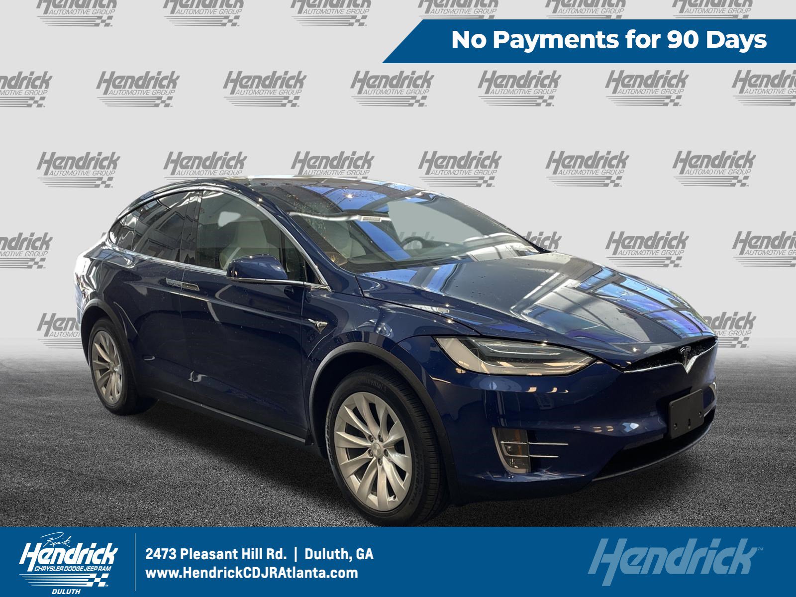 Used 2019 Tesla Model X Long Range AWD/4WD image 1
