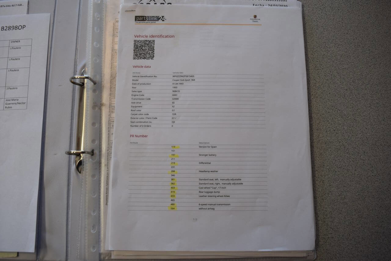 Used 1993 Porsche 968 image 79