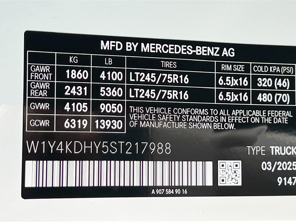 New 2025 Mercedes-Benz Sprinter 2500 image 23