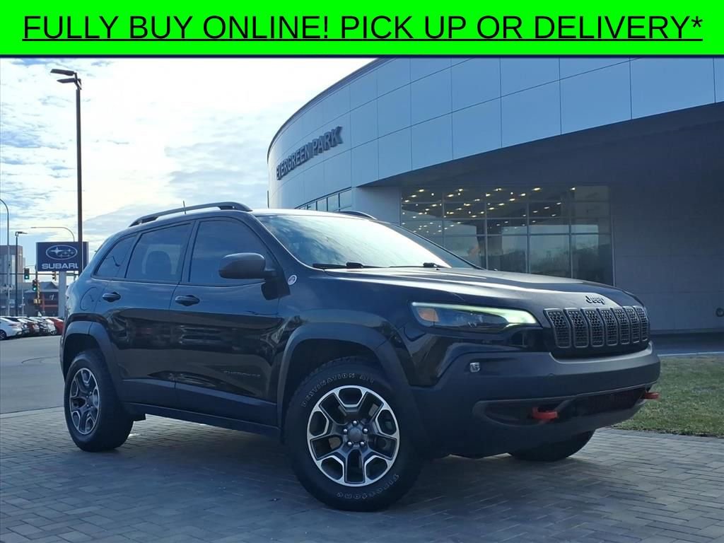 Used 2021 Jeep Cherokee Trailhawk w/ Sun, Sound & Nav Group image 1