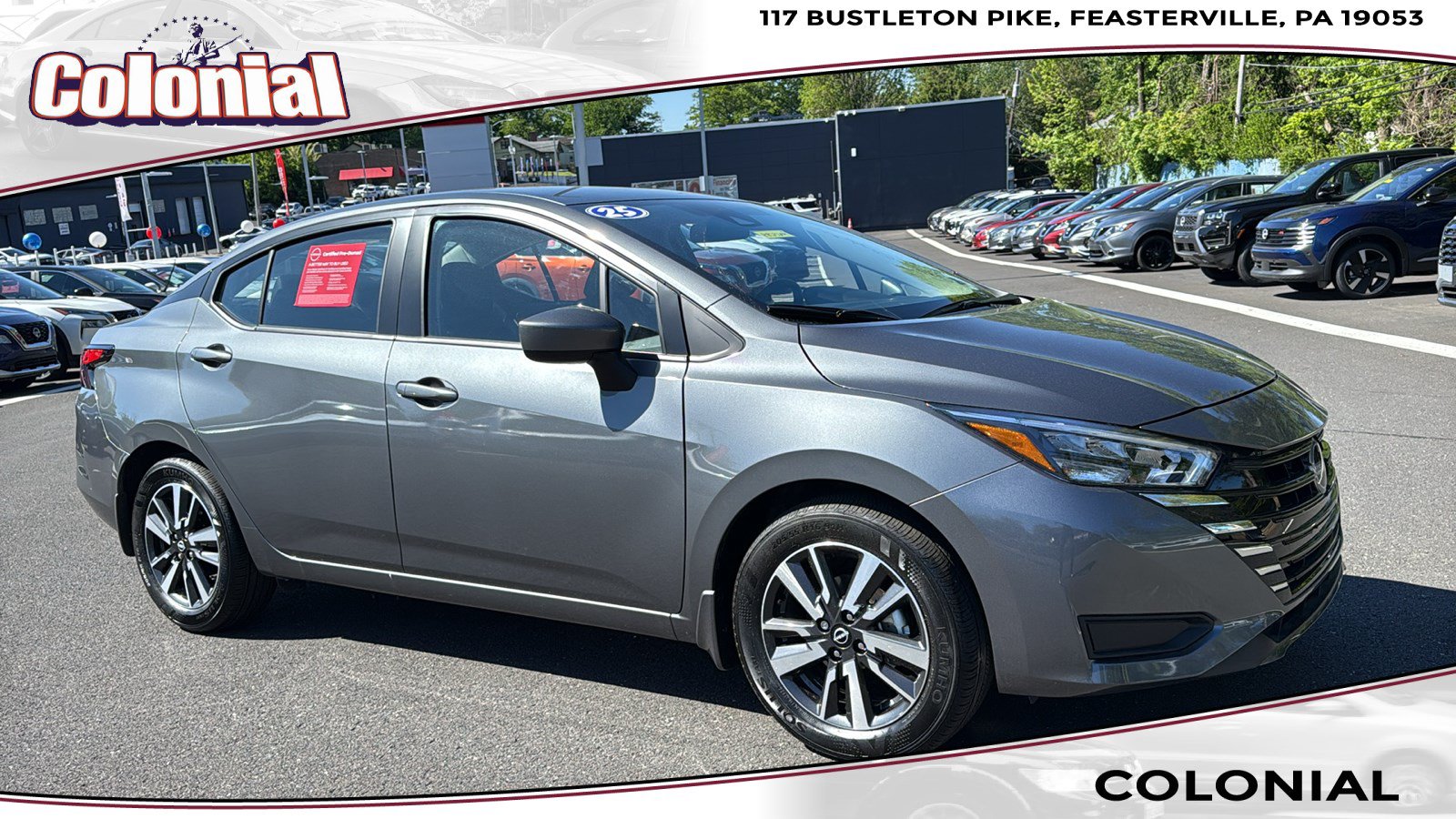 Certified 2025 Nissan Versa SV w/ Trunk Package