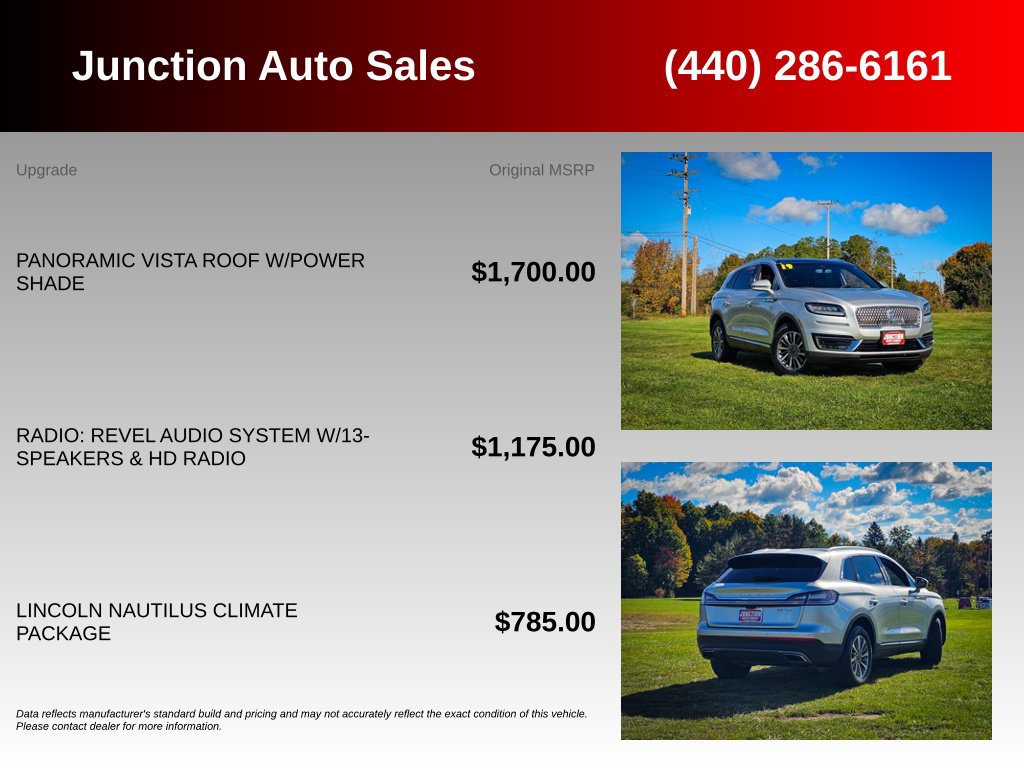 Used 2019 Lincoln Nautilus Select AWD/4WD image 5