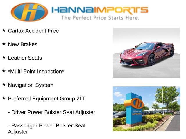 Used 2020 Chevrolet Corvette Stingray w/ 2LT Preferred Equipment Group image 8