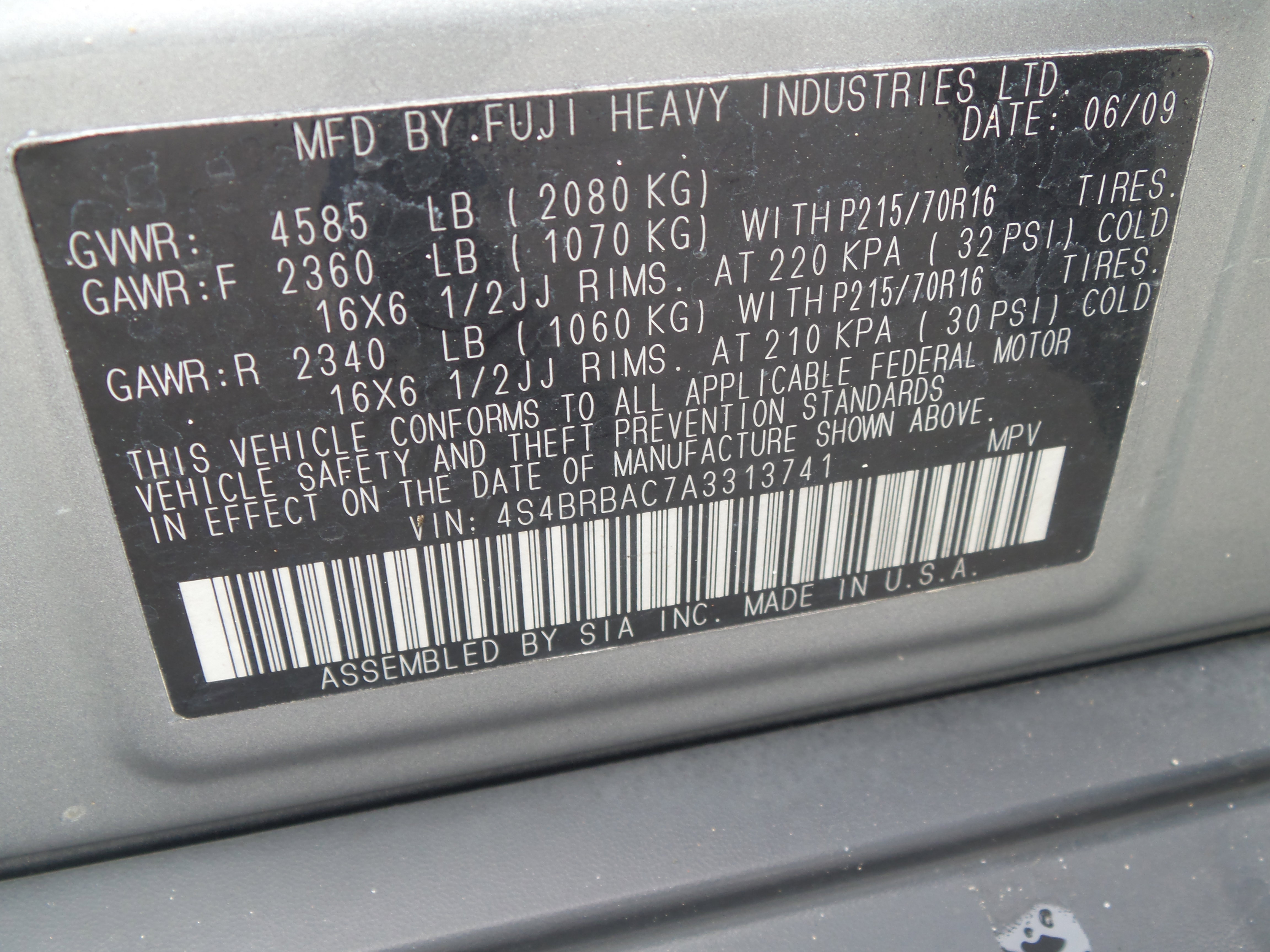 Used 2010 Subaru Outback 2.5i image 34