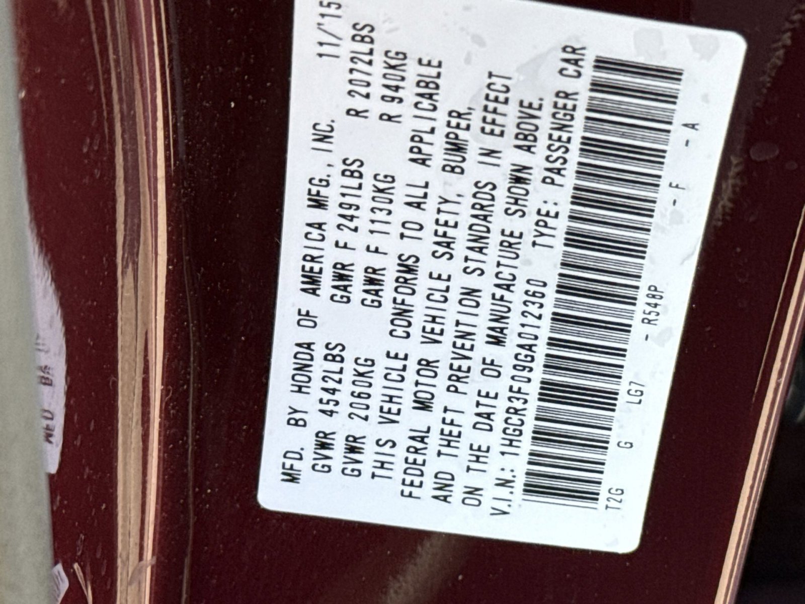 Used 2016 Honda Accord EX-L image 29