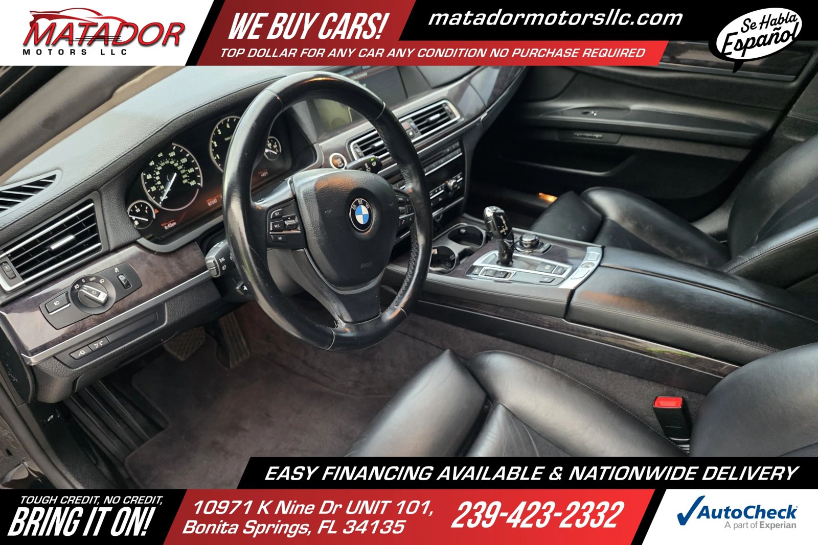 Used 2009 BMW 750i w/ Sport Pkg RWD image 10