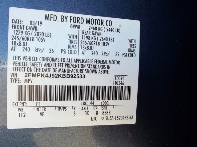 Used 2019 Ford Edge SEL w/ Equipment Group 201A AWD/4WD image 49