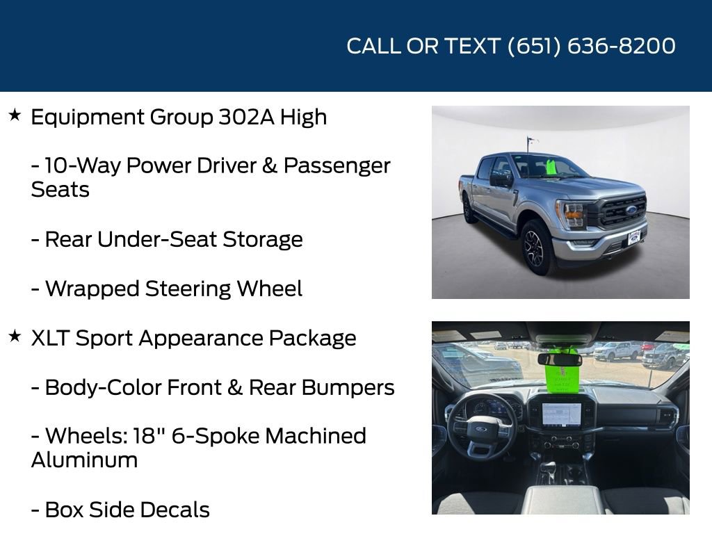 Used 2023 Ford F150 XLT w/ Equipment Group 302A High AWD/4WD image 15