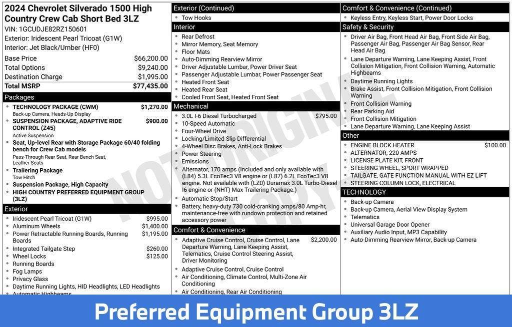 Used 2024 Chevrolet Silverado 1500 High Country w/ Technology Package image 4