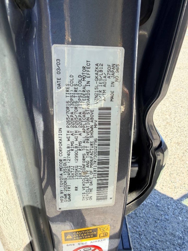 Used 2003 Toyota 4Runner Limited AWD/4WD image 52