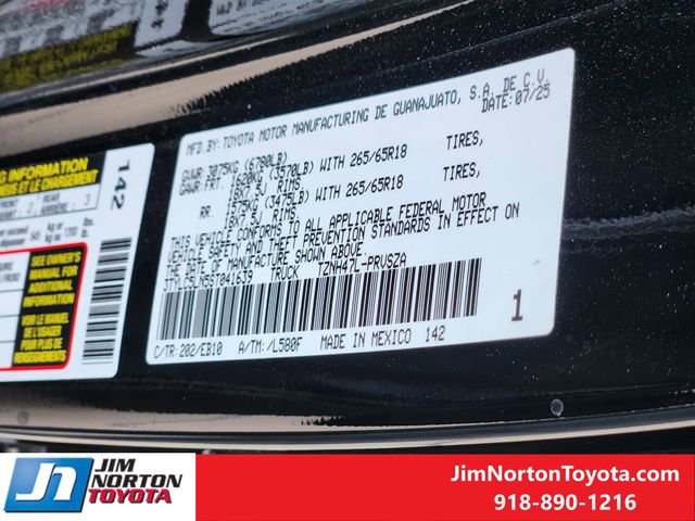 Used 2025 Toyota Tacoma Limited AWD/4WD image 33
