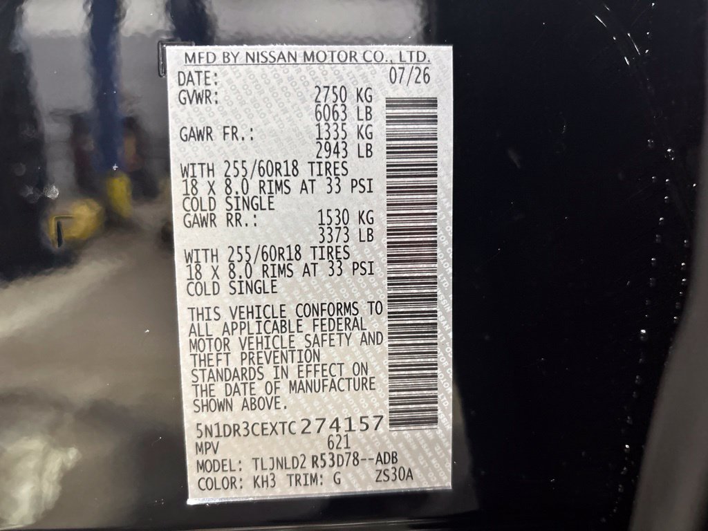 New 2026 Nissan Pathfinder SL w/ Cargo Package AWD/4WD image 11