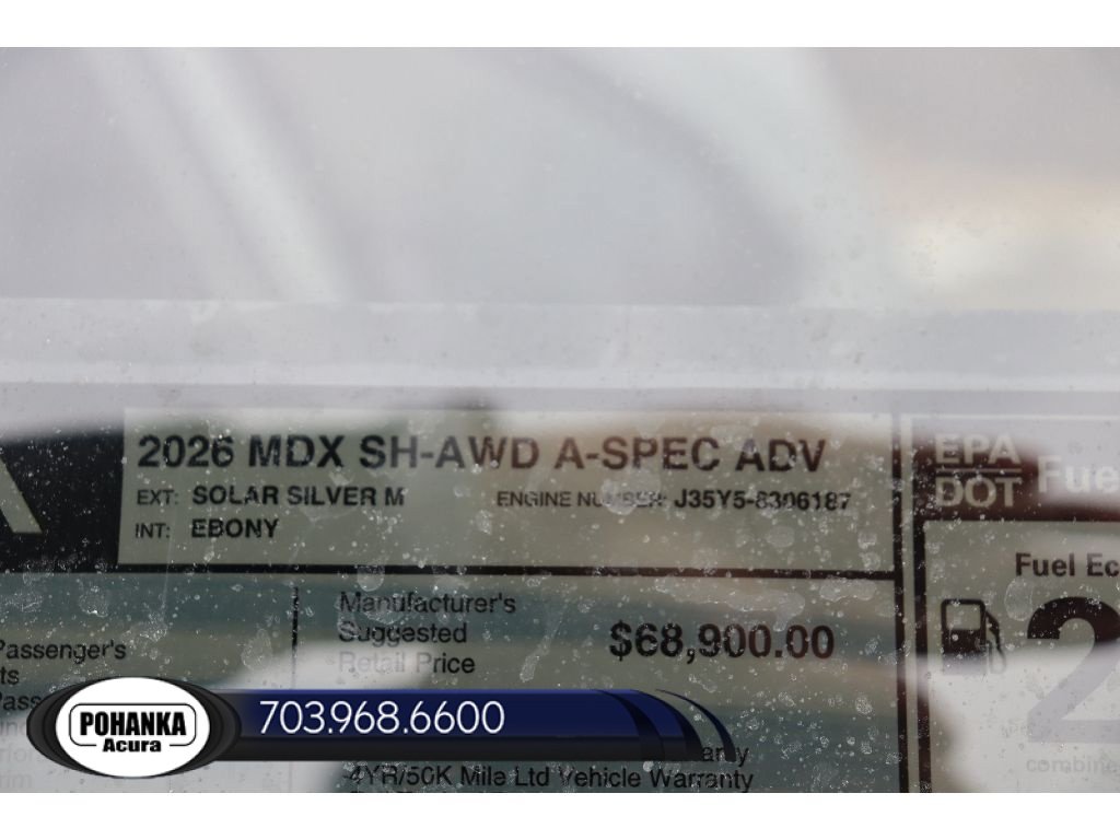 New 2026 Acura MDX A-Spec w/ Advance Package AWD/4WD image 42