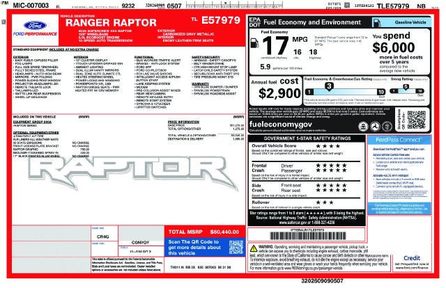 New 2026 Ford Ranger Raptor AWD/4WD image 23