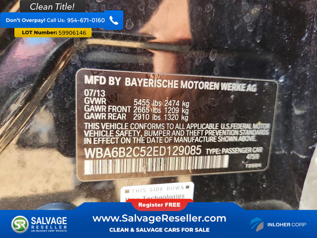 Used 2014 BMW 650i Gran Coupe RWD image 16