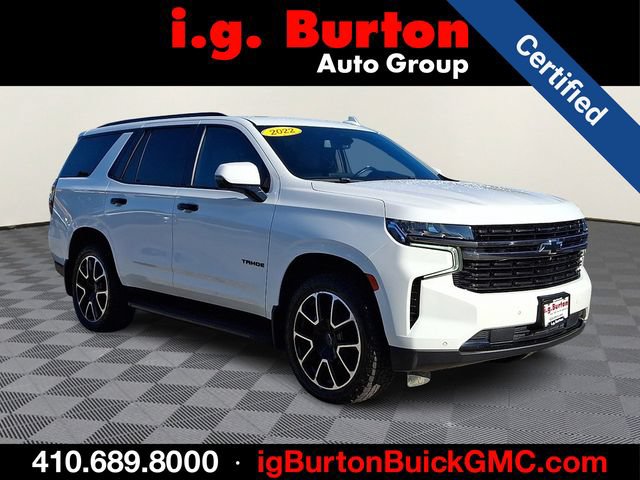 Certified 2022 Chevrolet Tahoe RST w/ Luxury Package