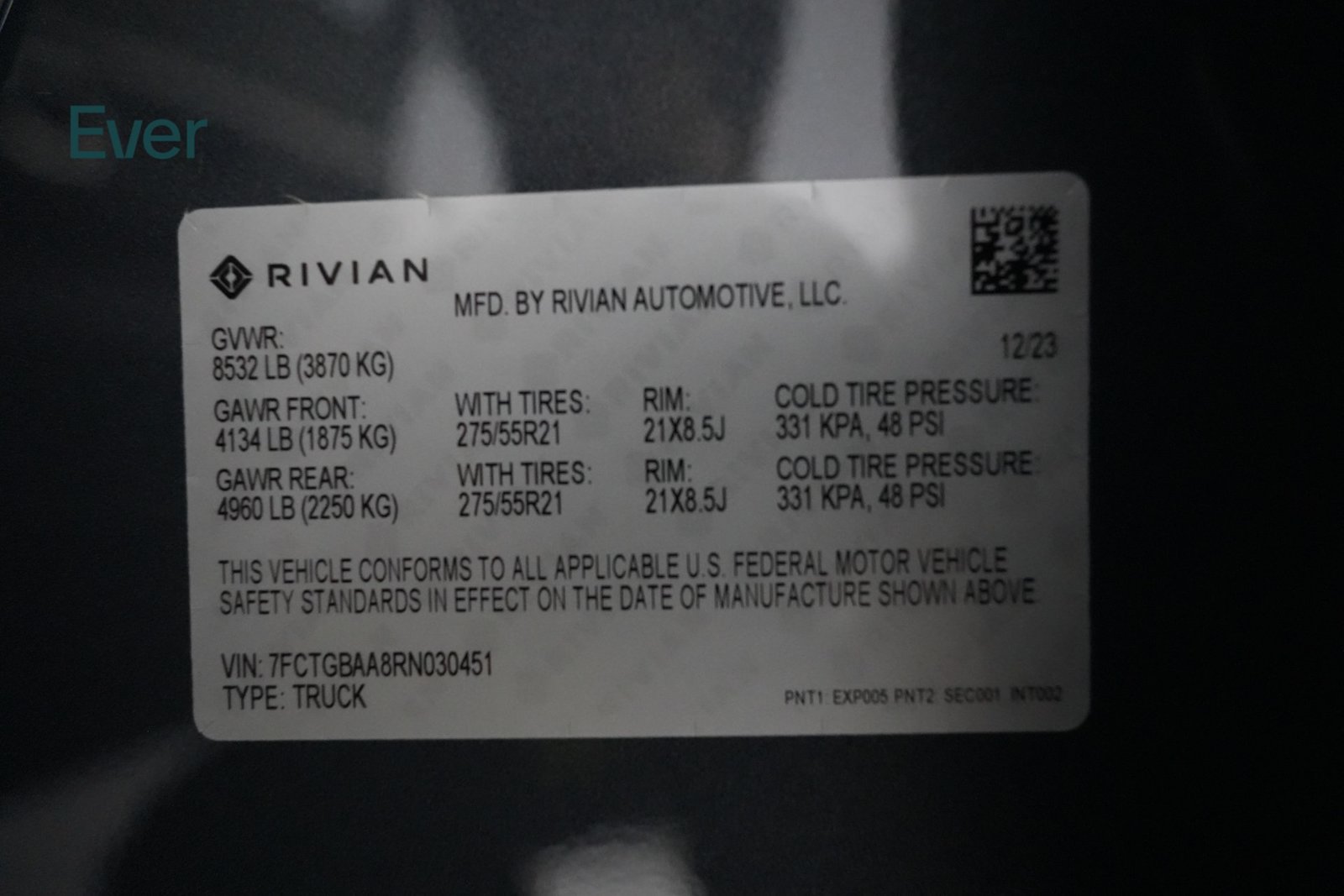 Used 2024 Rivian R1T Adventure Dual AWD/4WD image 30
