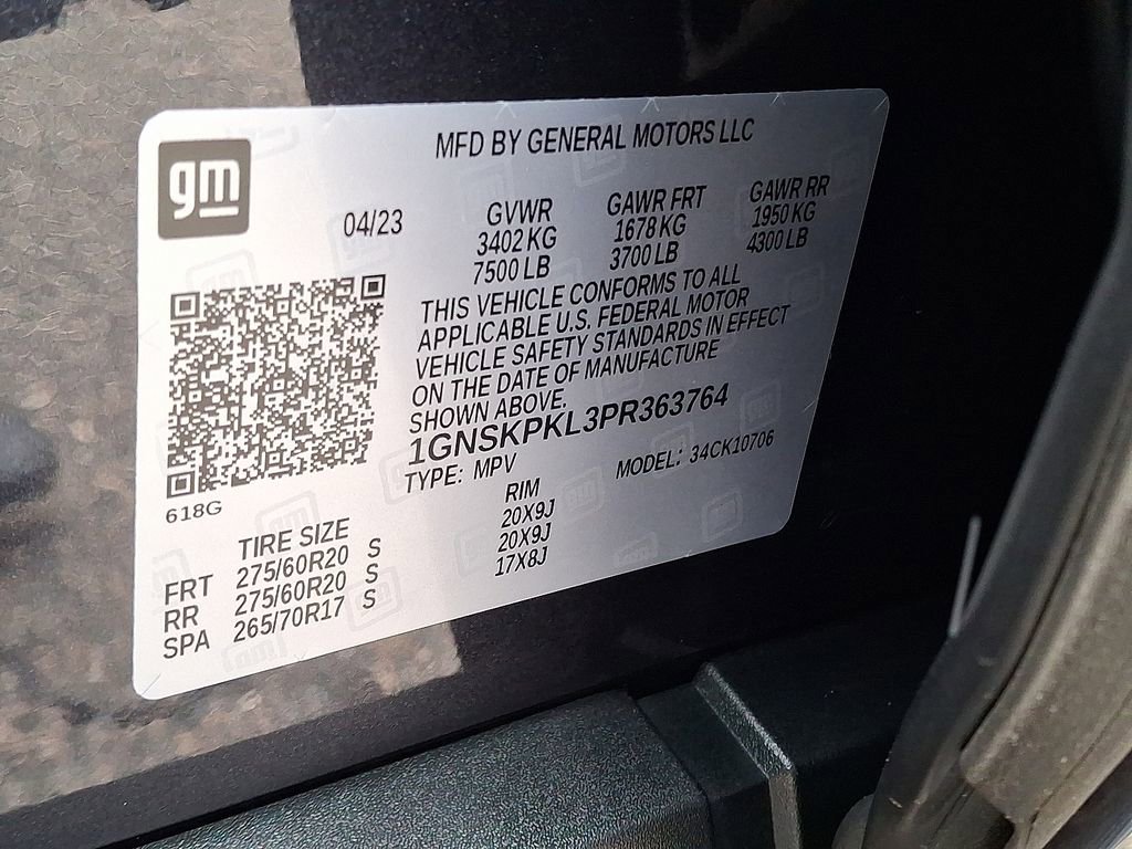 Used 2023 Chevrolet Tahoe Z71 w/ Z71 Off-Road Package image 29