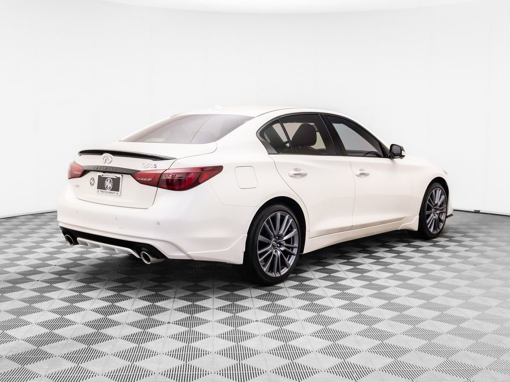 Used 2023 INFINITI Q50 Red Sport 400 w/ Carbon Fiber Package AWD/4WD image 5