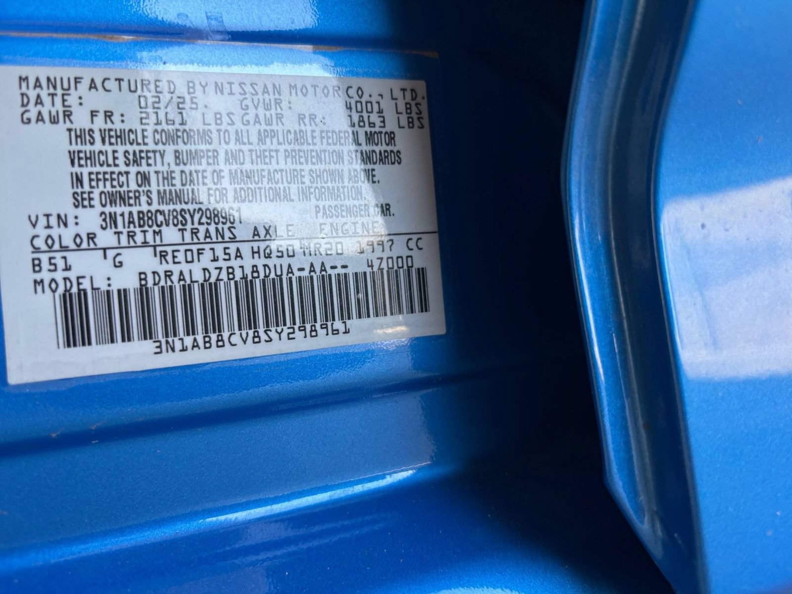 Used 2025 Nissan Sentra SV FWD image 28