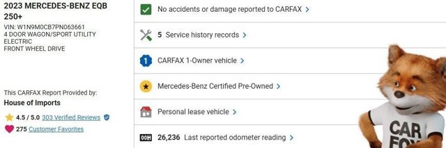Certified 2023 Mercedes-Benz EQB 250+ image 3