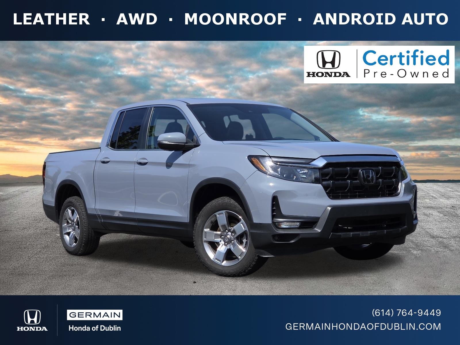 Certified 2025 Honda Ridgeline RTL