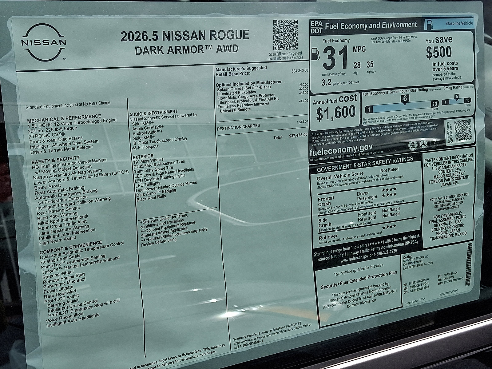 New 2026 Nissan Rogue SV AWD/4WD image 8