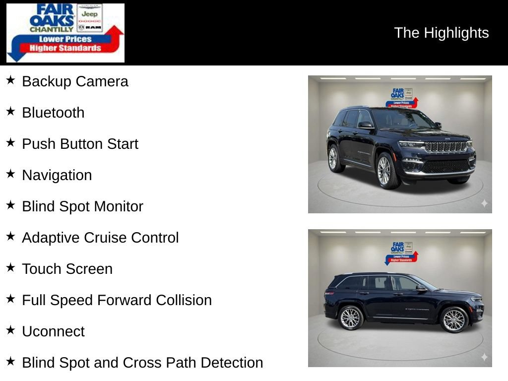 Used 2023 Jeep Grand Cherokee Summit w/ Luxury Tech Group V AWD/4WD video 2