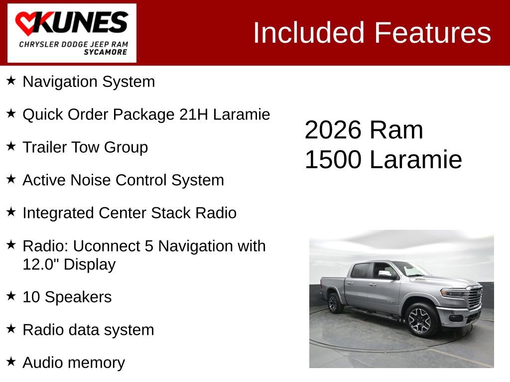 Used 2026 RAM 1500 Laramie AWD/4WD image 3
