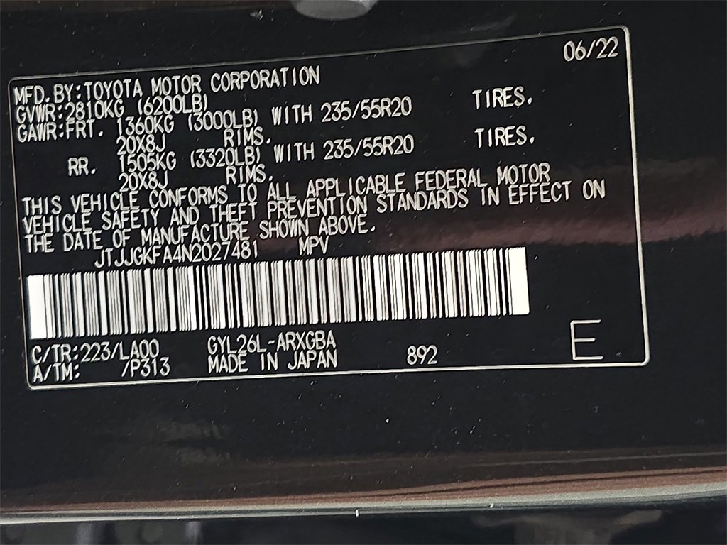 Used 2022 Lexus RX 450hL Luxury image 36