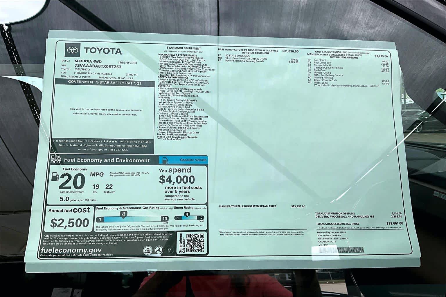 New 2026 Toyota Sequoia 1794 Edition AWD/4WD image 19