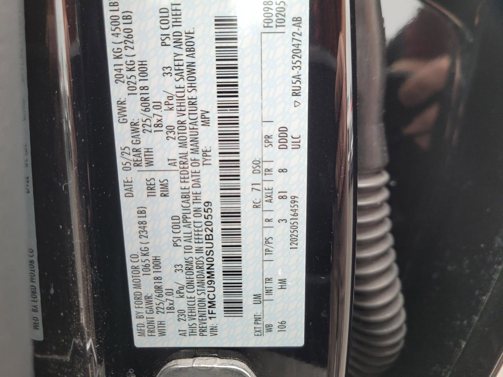 Used 2025 Ford Escape ST-Line AWD/4WD image 29