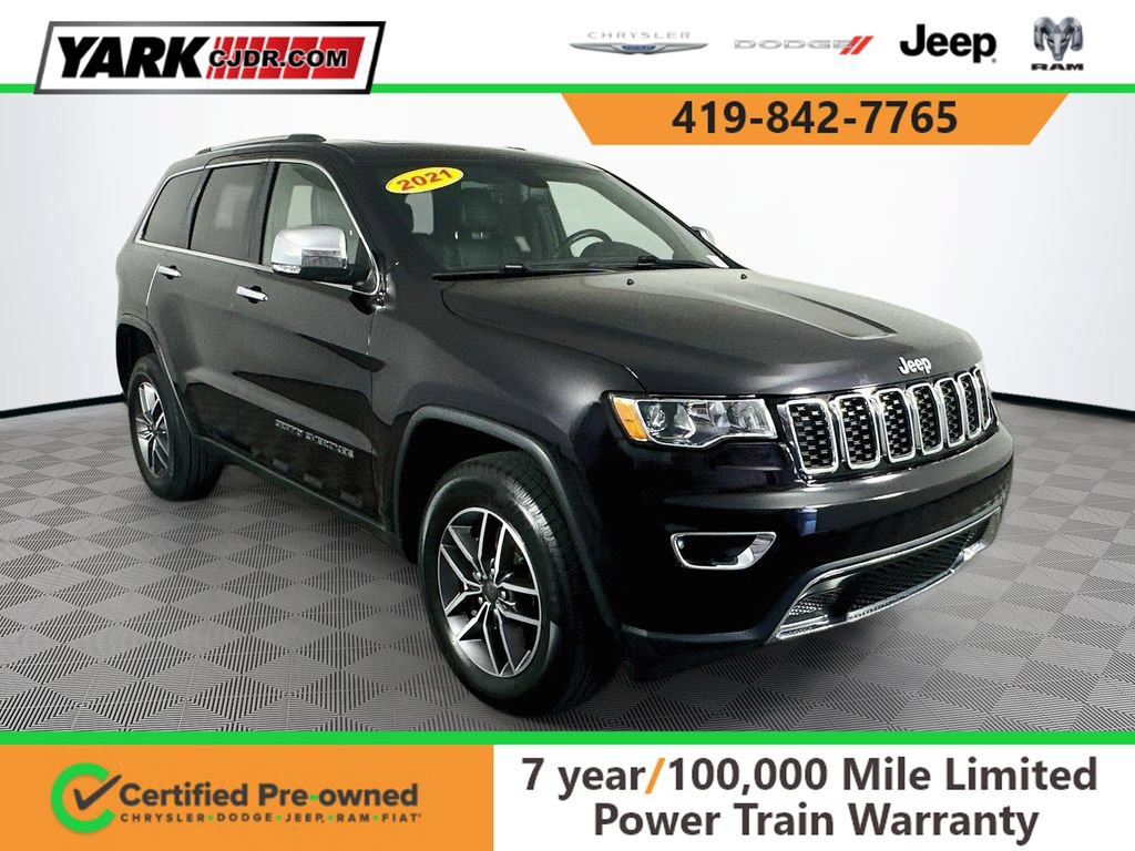 Certified 2021 Jeep Grand Cherokee Limited AWD/4WD image 1