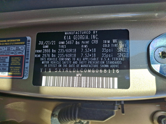 Used 2021 Kia Sorento S w/ Panoramic Sunroof Package image 26