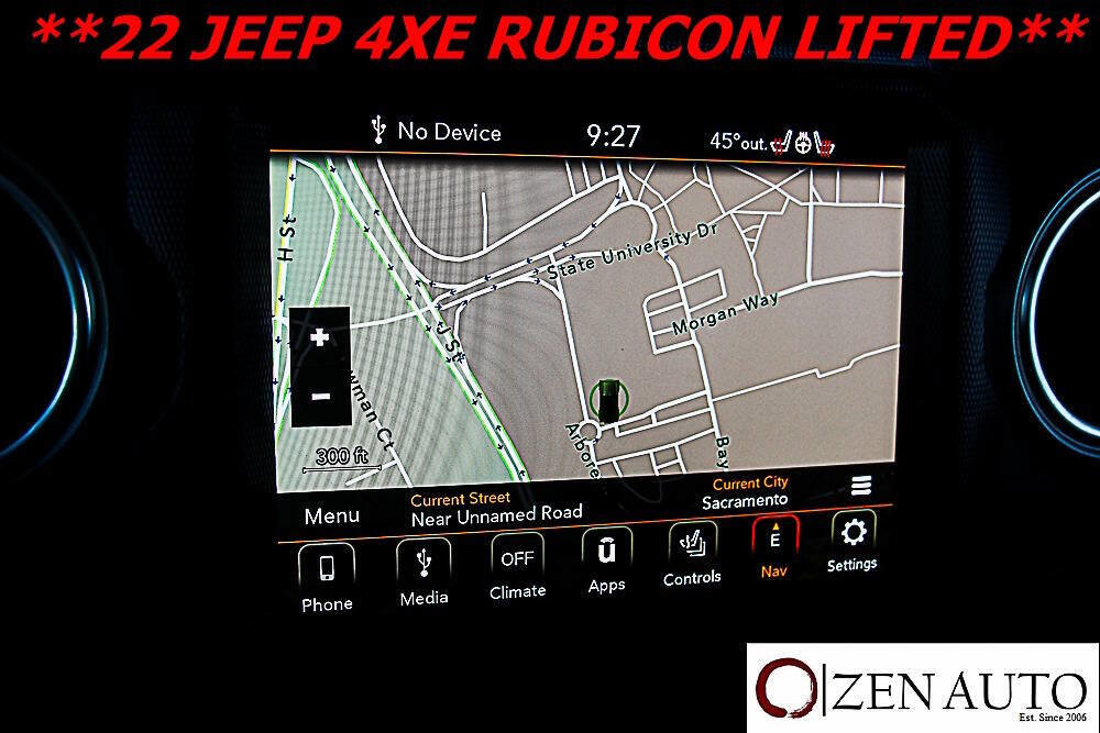 Used 2022 Jeep Wrangler Unlimited Rubicon 4xe w/ Cold Weather Group image 19