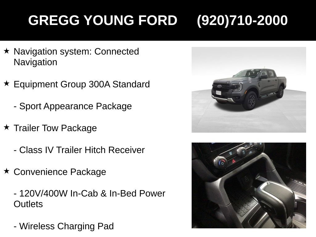 New 2025 Ford Ranger XLT w/ Technology Package image 7