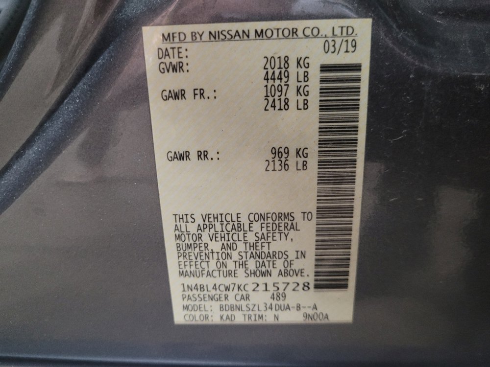 Used 2019 Nissan Altima 2.5 SR AWD/4WD image 33