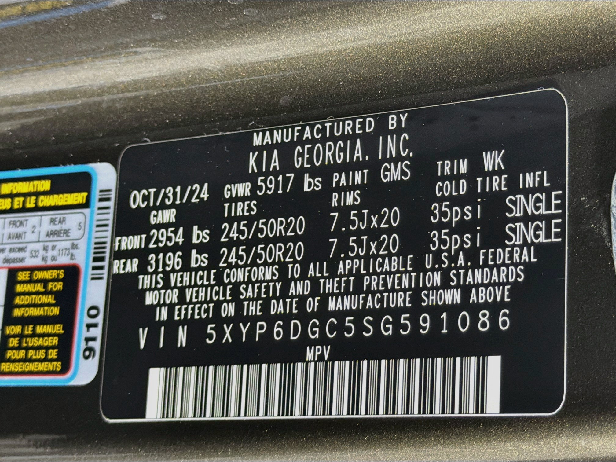 Used 2025 Kia Telluride S AWD/4WD image 12
