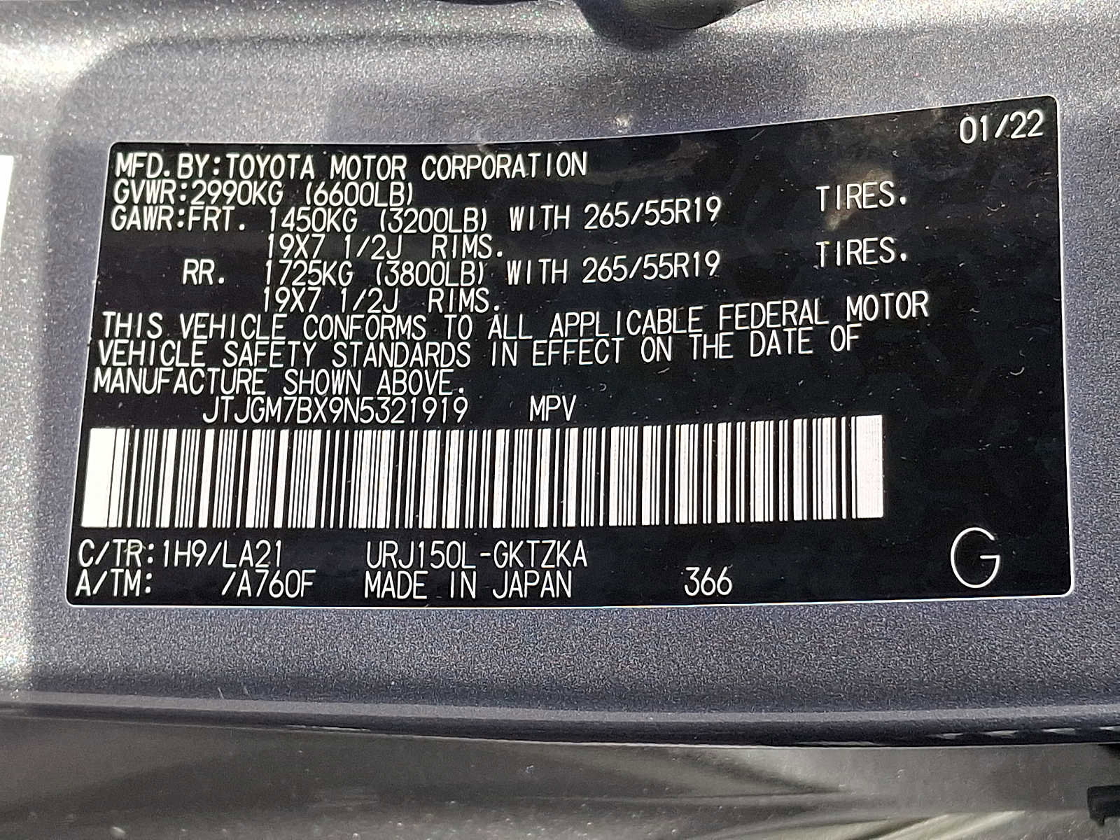 Certified 2022 Lexus GX 460 Luxury w/ Sport Design Package AWD/4WD image 26