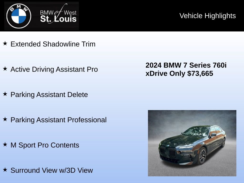 Used 2024 BMW 760i xDrive 760i xDrive w/ Executive Package image 31