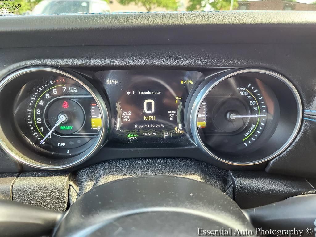 Used 2021 Jeep Wrangler Unlimited Rubicon 4xe w/ Cold Weather Group AWD/4WD image 13