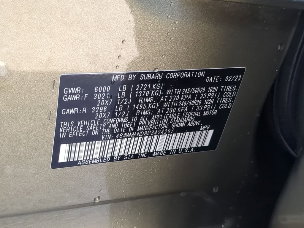 Used 2023 Subaru Ascent Limited image 36