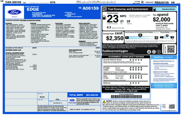 Used 2024 Ford Edge SE w/ Black Appearance Package