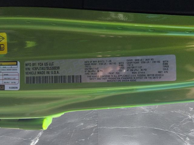 New 2025 Jeep Gladiator Sport image 32